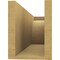 Ekena Millwork 6in. W x 8in. H x 24in. L Huntington Woodgrain TimberThane Rafter Tail, Primed Tan RFTUR06X08X24HUNRCPR - alternate 3